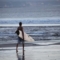 Surfer am Legian Beach